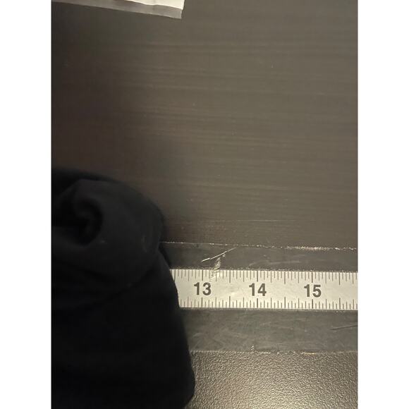 Free People Beach Womens Pants XS Black Fold Over Waist Jogger Leg Boho Festival - Picture 5 of 8